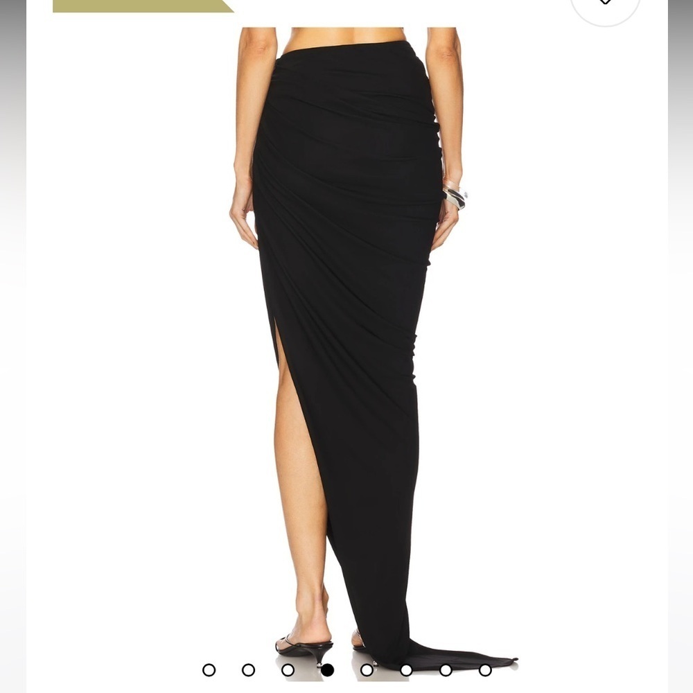 Michael Costello x REVOLVE Nathalia Maxi Skirt in Black Size L - Picture 9 of 10